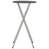 ZNTS Bar Table Black 60x112 cm MDF 284390