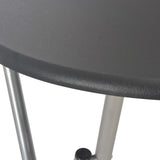 ZNTS Bar Table Black 60x112 cm MDF 284390