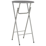 ZNTS Bar Table Anthracite 60x112 cm MDF 284391