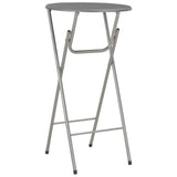 ZNTS Bar Table Anthracite 60x112 cm MDF 284391