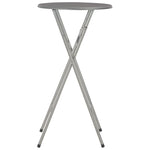 ZNTS Bar Table Anthracite 60x112 cm MDF 284391