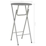 ZNTS Bar Table Anthracite 60x112 cm MDF 284391