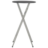 ZNTS Bar Tables 4 pcs Black 60x112 cm MDF 284393