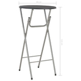 ZNTS Bar Tables 4 pcs Black 60x112 cm MDF 284393