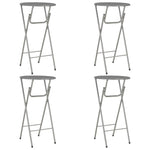 ZNTS Bar Tables 4 pcs Anthracite 60x112 cm MDF 284394