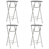 ZNTS Bar Tables 4 pcs Anthracite 60x112 cm MDF 284394