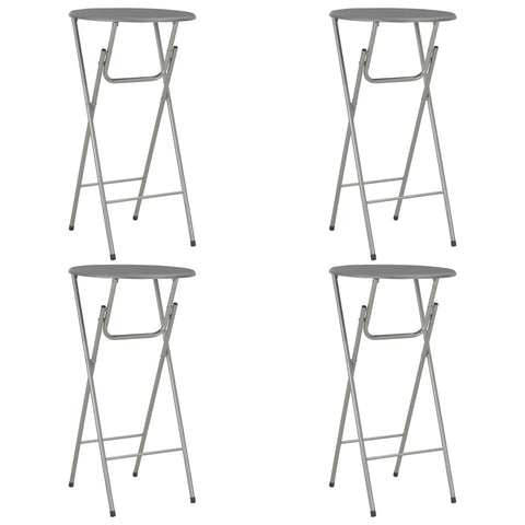 ZNTS Bar Tables 4 pcs Anthracite 60x112 cm MDF 284394