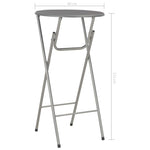 ZNTS Bar Tables 4 pcs Anthracite 60x112 cm MDF 284394