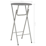 ZNTS Bar Tables 4 pcs Anthracite 60x112 cm MDF 284394