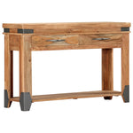 ZNTS Console Table 120x35x75 cm Solid Acacia Wood 282750