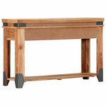 ZNTS Console Table 120x35x75 cm Solid Acacia Wood 282750
