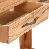 ZNTS Console Table 120x35x75 cm Solid Acacia Wood 282750