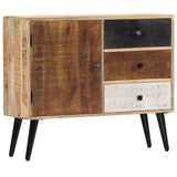 ZNTS Sideboard 88x30x73 cm Solid Mango Wood 282876