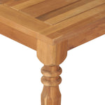 ZNTS Dining Table 170x90x75 cm Solid Acacia Wood 276892