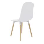 ZNTS Dining Chairs 6 pcs White Plastic 248234