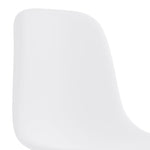 ZNTS Dining Chairs 6 pcs White Plastic 248234