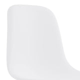 ZNTS Dining Chairs 6 pcs White Plastic 248234