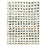 ZNTS Rug Denim Wool 140x200 cm Blue/White 284374