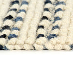 ZNTS Rug Denim Wool 140x200 cm Blue/White 284374