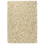 ZNTS Rug Wool Felt Pebble 120x170 cm Beige/Grey/Brown/Chocolate 284381
