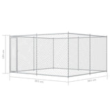 ZNTS Outdoor Dog Kennel 383x383x185 cm 145028