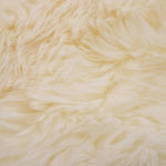 ZNTS Sheep Leather Rug 60x180 cm White 283880