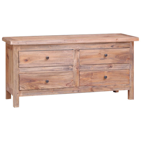 ZNTS TV Cabinet 102x35x50 cm Solid Reclaimed Wood 283929