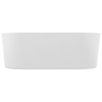 ZNTS Freestanding Bathtub White Acrylic 204 L 145240