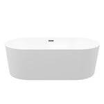 ZNTS Freestanding Bathtub White Acrylic 204 L 145240