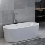 ZNTS Freestanding Bathtub White Acrylic 204 L 145240