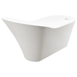 ZNTS Freestanding Bathtub White Acrylic 210 L 145243