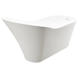 ZNTS Freestanding Bathtub White Acrylic 210 L 145243