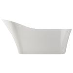 ZNTS Freestanding Bathtub White Acrylic 210 L 145243