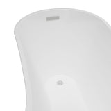 ZNTS Freestanding Bathtub White Acrylic 210 L 145243