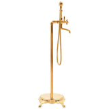 ZNTS Freestanding Bathtub Faucet Stainless Steel 99.5 cm Gold 145095