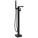 ZNTS Freestanding Bathtub Faucet Black Stainless Steel 90 cm 145096