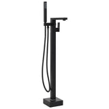 ZNTS Freestanding Bathtub Faucet Black Stainless Steel 90 cm 145096