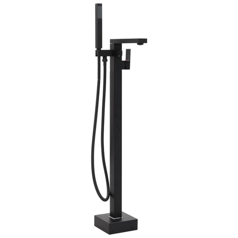 ZNTS Freestanding Bathtub Faucet Black Stainless Steel 90 cm 145096