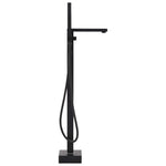 ZNTS Freestanding Bathtub Faucet Black Stainless Steel 90 cm 145096