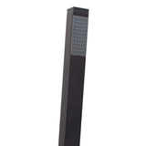 ZNTS Freestanding Bathtub Faucet Black Stainless Steel 90 cm 145096