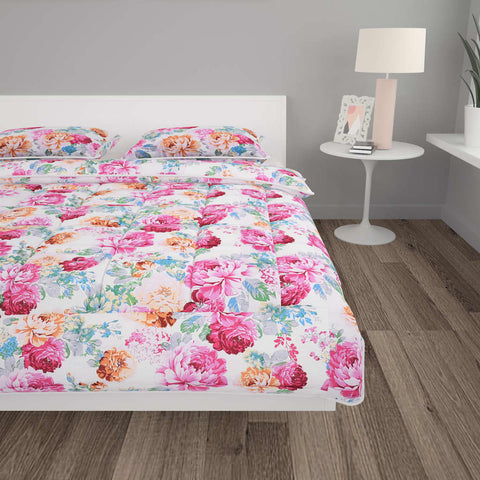 ZNTS 3 Piece Winter Duvet Set Fabric Printed 200x200/60x70 cm 134259