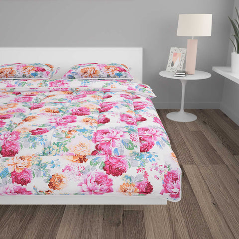 ZNTS 3 Piece Winter Duvet Set Fabric Printed 240x220/80x80 cm 134264
