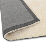 ZNTS Shaggy Area Rug 120x160 cm Cream 285072