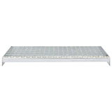 ZNTS Stair Treads 4 pcs Forge-welded Galvanised Steel 800x240 mm 145248