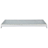 ZNTS Stair Treads 4 pcs Press-locked Galvanised Steel 700x240 mm 145252