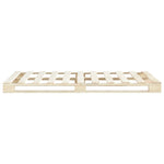 ZNTS Pallet Bed Frame Solid Pine Wood 140x200 cm 285237
