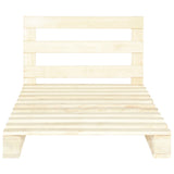 ZNTS Pallet Bed Frame Solid Pine Wood 100x200 cm 285242