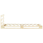 ZNTS Pallet Bed Frame Solid Pine Wood 100x200 cm 285242