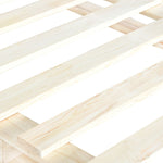 ZNTS Pallet Bed Frame Solid Pine Wood 100x200 cm 285242