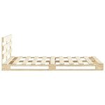 ZNTS Pallet Bed Frame Solid Pine Wood 140x200 cm 285244